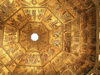Florence Baptistery_ceiling detail